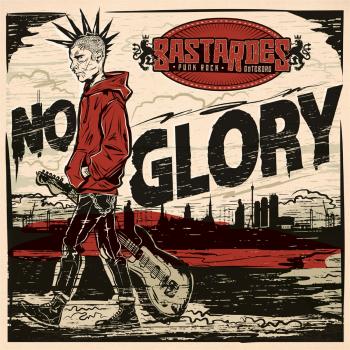 Bastardes - No Glory LP ( Clear Red Dust With Black Splatter Vinyl)