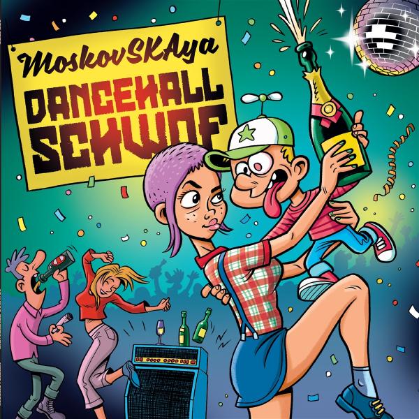 Moskovskaya - Dancehall Schwof LP (Clear Black White Splatter Vinyl)